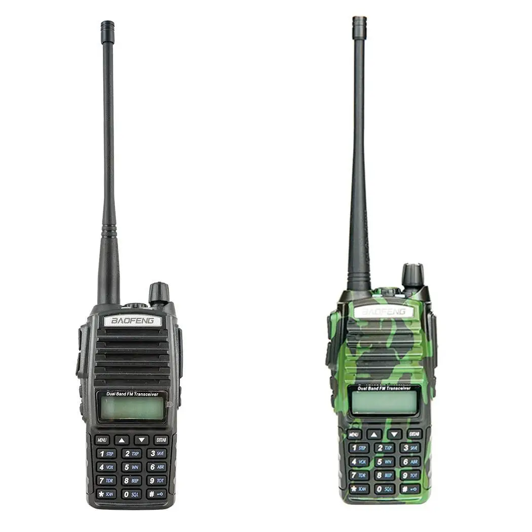 VHF/UHF Dual Band Portable Wireless Walkie Talkie 8W 400 480.00MHz Two