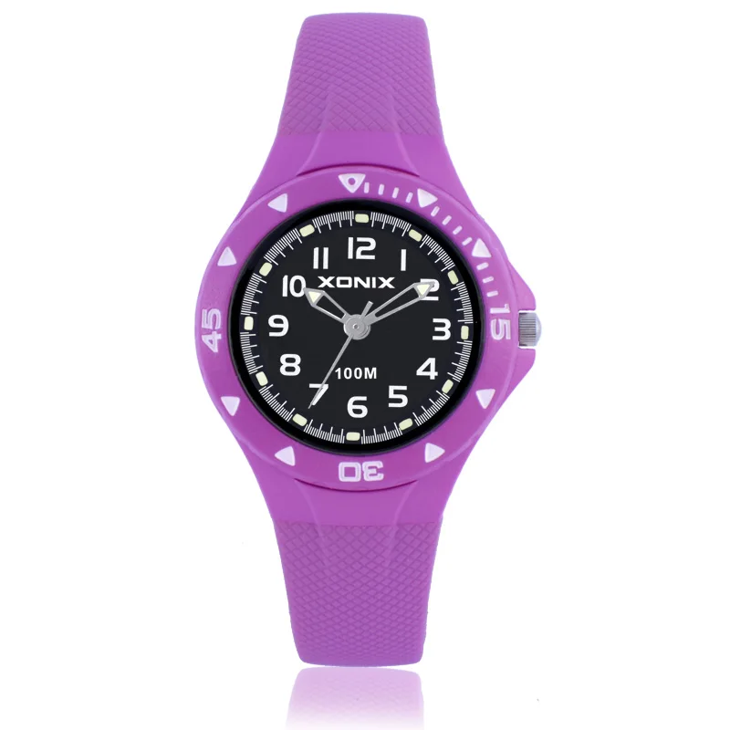 Golden-relógio de Pulso Quartzo Casual Feminino Relógio Senhora Impermeável Gelatina Luz Traseira Nova Moda td 100m