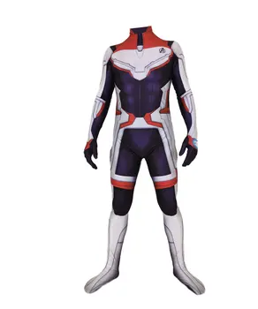 

Avengers Endgame Quantum Realm Cosplay Costume Superhero Captain America Captain Marvel Zentai Bodysuit Suit Jumpsuits