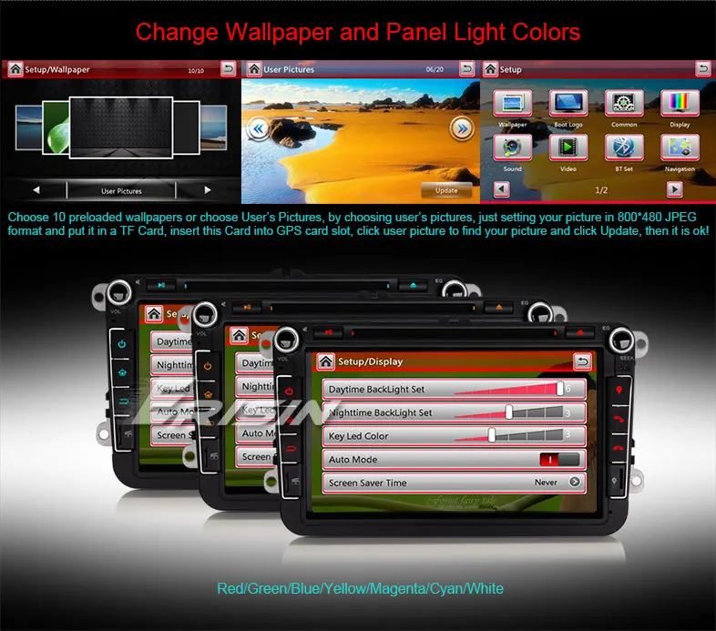 Clearance 8" Special Car DVD for Skoda Roomster 2006-2010 & Patrick 2004-2008 & Octavia II/MK2 2004-2009 & Fabia Combi 2004-2009 6