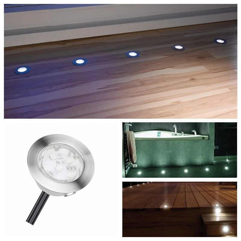 

10pcs/Set 1.5W IP67 DC12V Bricks LED Deck Floor Lamp for Outdoor LED Recessed Ingound Lighting (3200K/6000K)