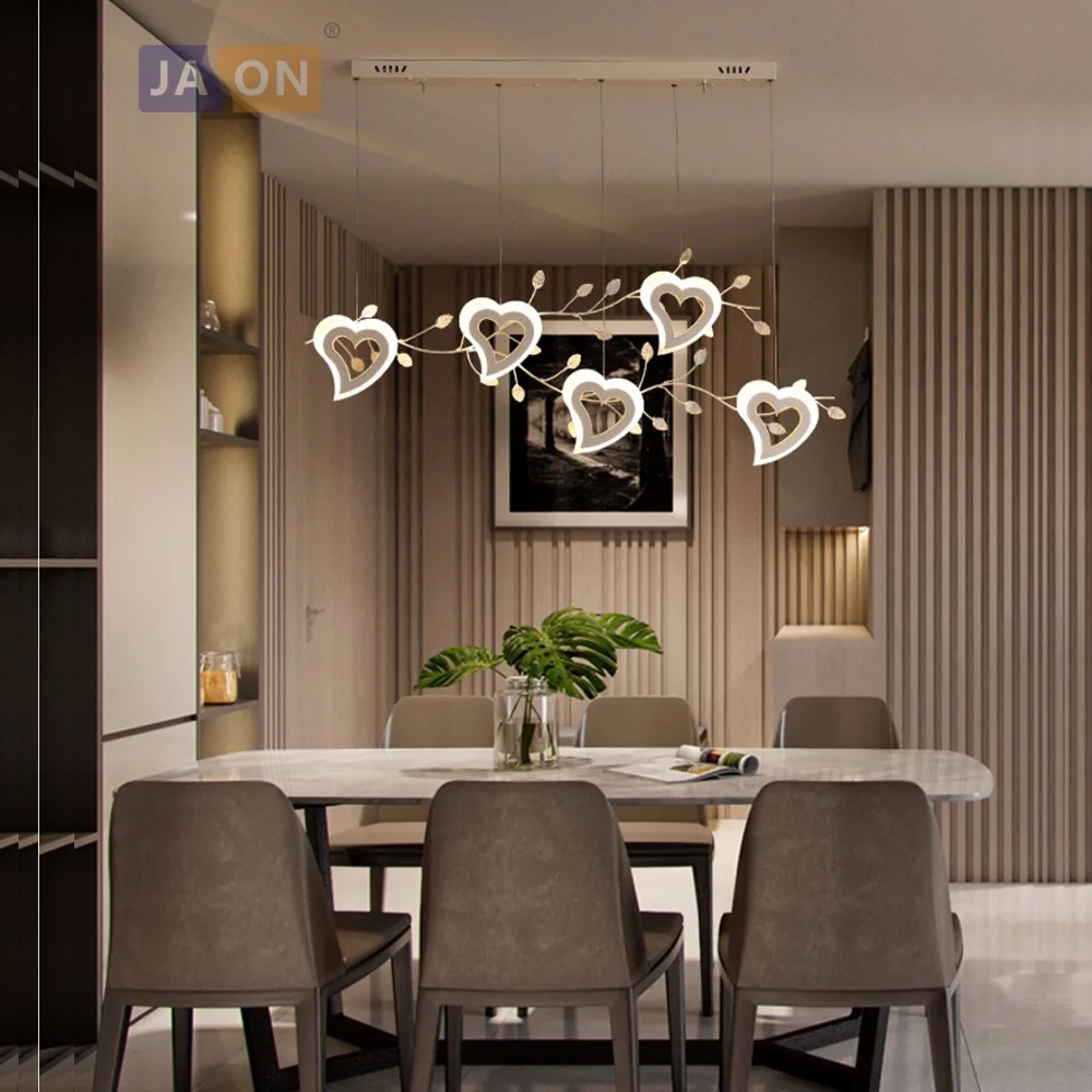 

LED Nordic Iron Acryl Hear In The Tree LED Lamp LED Light.Pendant Lights.Pendant Lamp.Pendant light For Dinning Room