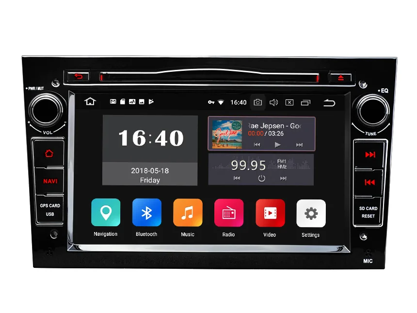Perfect 7" Android 8.0 Oreo OS Car DVD GPS Radio for Opel/Vauxhall/Holden Corsa (D) 2006-2011 & Zafira (B) 2005-2012 & Vivaro 2006-2010 5