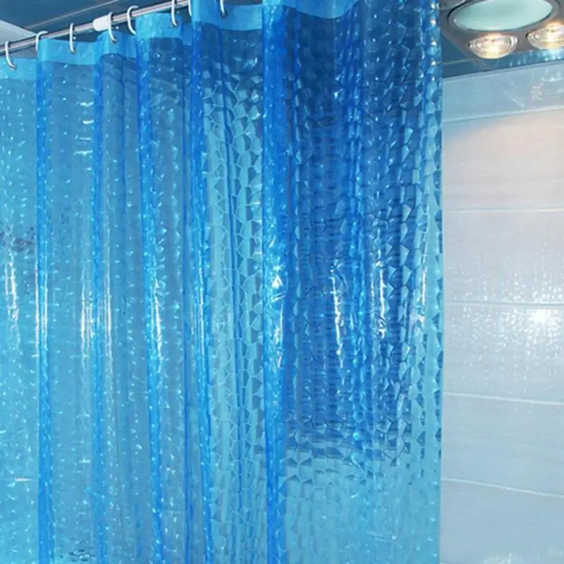 

1.8X1.8m PEVA Bathroom Shower Curtains Moldproof Waterproof 3D Thickened Household Bathroom Shower Curtain Plastic Bath Screen