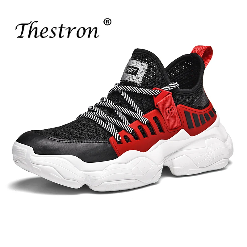 

Men Running Shoes Lightweight Brand Sneakers Outdoor Athletic Mesh Wedge Height Increasing Walking Shoes for Man Spring Boot