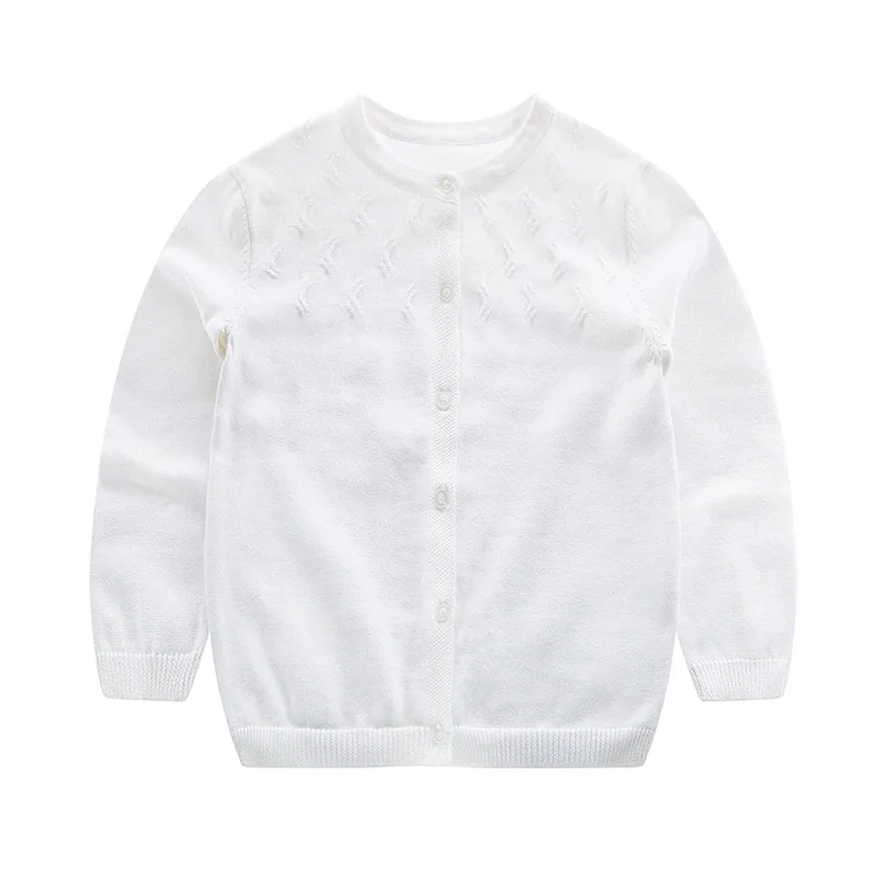 Candy Color Baby Girls Sweater Cotton Soft  Kids Cardigan Long Sleeve O Neck Cardigan SweatShirt For Girls Baby Girls Clothing (1)