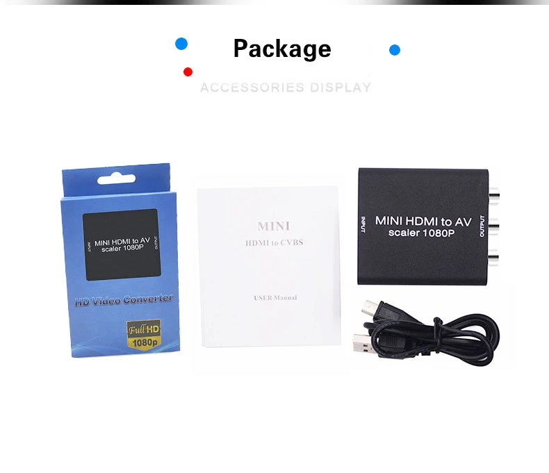 HDMI к 3RCA AV CVBS видео Аудио Композитный адаптер конвертер Поддержка PAL/NTSC видео стерео R/L аудио HDMI К AV CVBS адаптер