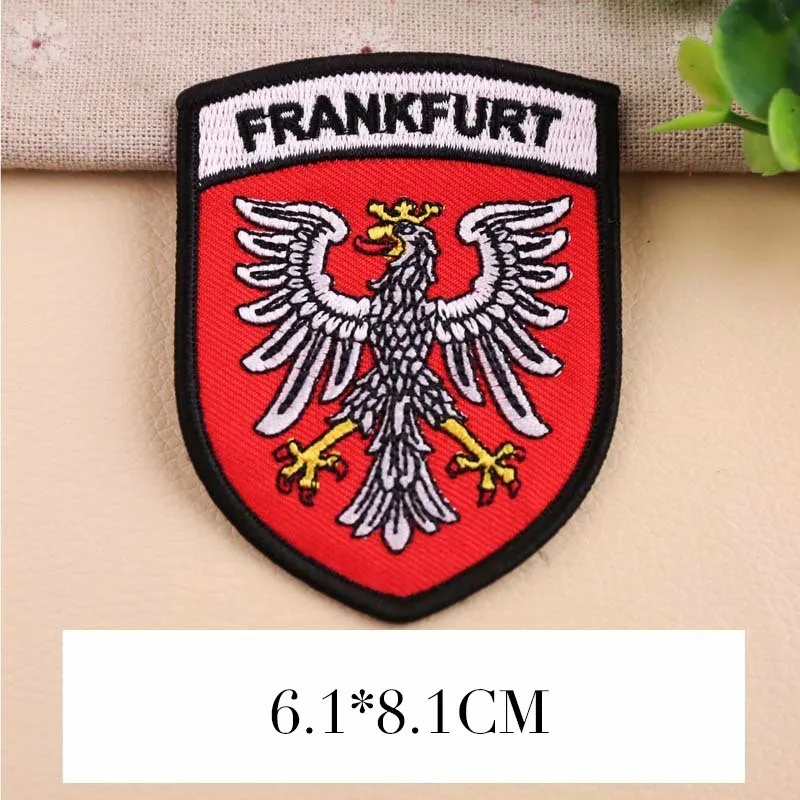 Высокое качество креативная серия панк Вышивка Патчи немецкий значок наклейки на рюкзак ткань одежда орел значок веб-аппликации - Цвет: 2