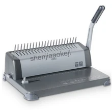 Сталь утолщение 3872 гребень Тип связывающая машина резиновое кольцо с зажимом бар связывающая машина 21-отверстие Bid документ Дырокол