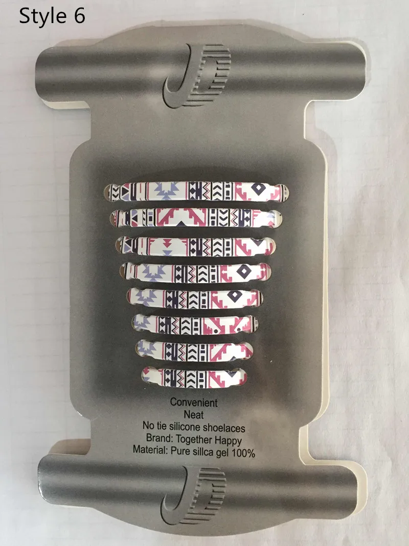 Эластичные Силиконовые шнурки унисекс без завязывания 16 шт./компл. Модная