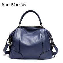 Сегодня предложение! Женские сумки из натуральной кожи, женские европейские ретро винтажные женские сумки через плечо, большие сумки-тоут, 2 размера