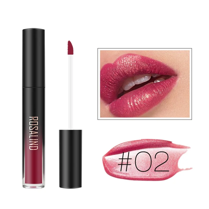 1PC  10 Colors Cosmetics Lipstick Set Glitter Liquid Waterproof Lipstick Long Lasting Makeup For Women Professional Lip Stick