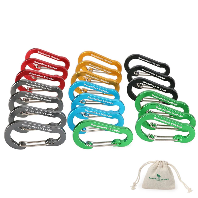 لا حدود لها رحلة في الهواء الطلق تسلق اكسسوارات Carabiners الألومنيوم سبائك Quickdraws تسلق الجبال مشبك التخييم هوك لا حدود لها رحلة في الهواء الطلق تسلق اكسسوارات Carabiners الألومنيوم سبائك Quickdraws تسلق الجبال مشبك التخييم هوك