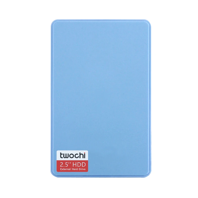 Синий TWOCHI A1 5 цветов 2,5 ''USB2.0 Внешний жесткий диск 60GB Хранение портативный HDD диск Plug and Play в продаже - Цвет: Синий