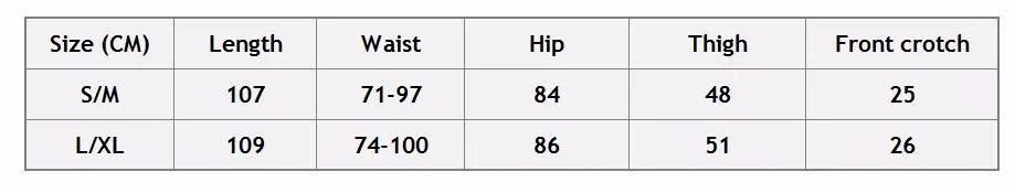 sizing chart