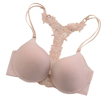 

Newest Women Sexy Push Up Bra Sexy Lace Underwear Ladies Front Closure Hollow Back Lady Underwear Size 75-85B