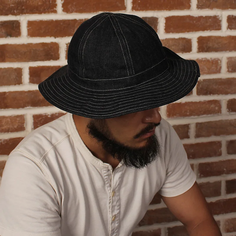 vintage denim hat