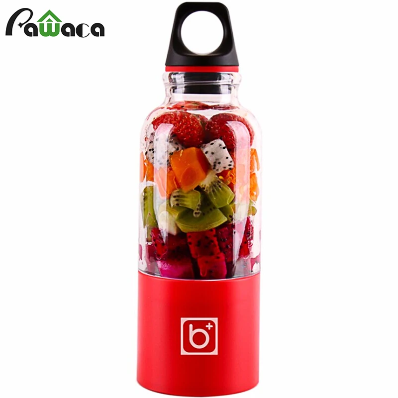 

Portable Juicer Cup USB Rechargeable Electric Automatic Vegetables Fruit Juice Blender Mixer Maker Bottle Cup 500ml
