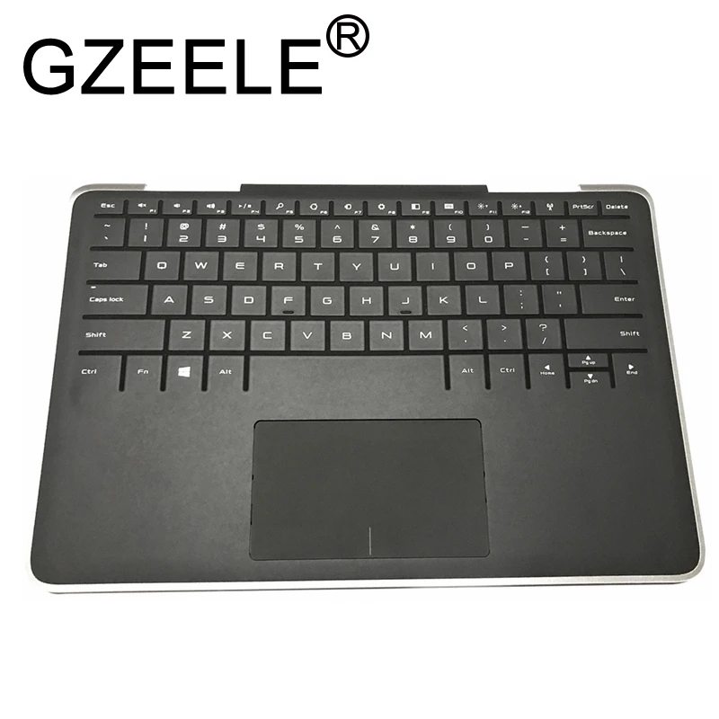 

Новинка GZEELE для ультрабук Dell XPS 11 9P33 1308T 1508T Подставка для рук с клавиатурой верхний чехол черная Обложка