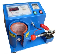 Free shipping by DHL 1 pcs Digital Mug Press Machine MP2105 Black Blue and Red ,220V Freesub NEW Pneumatic Heat Press Machine