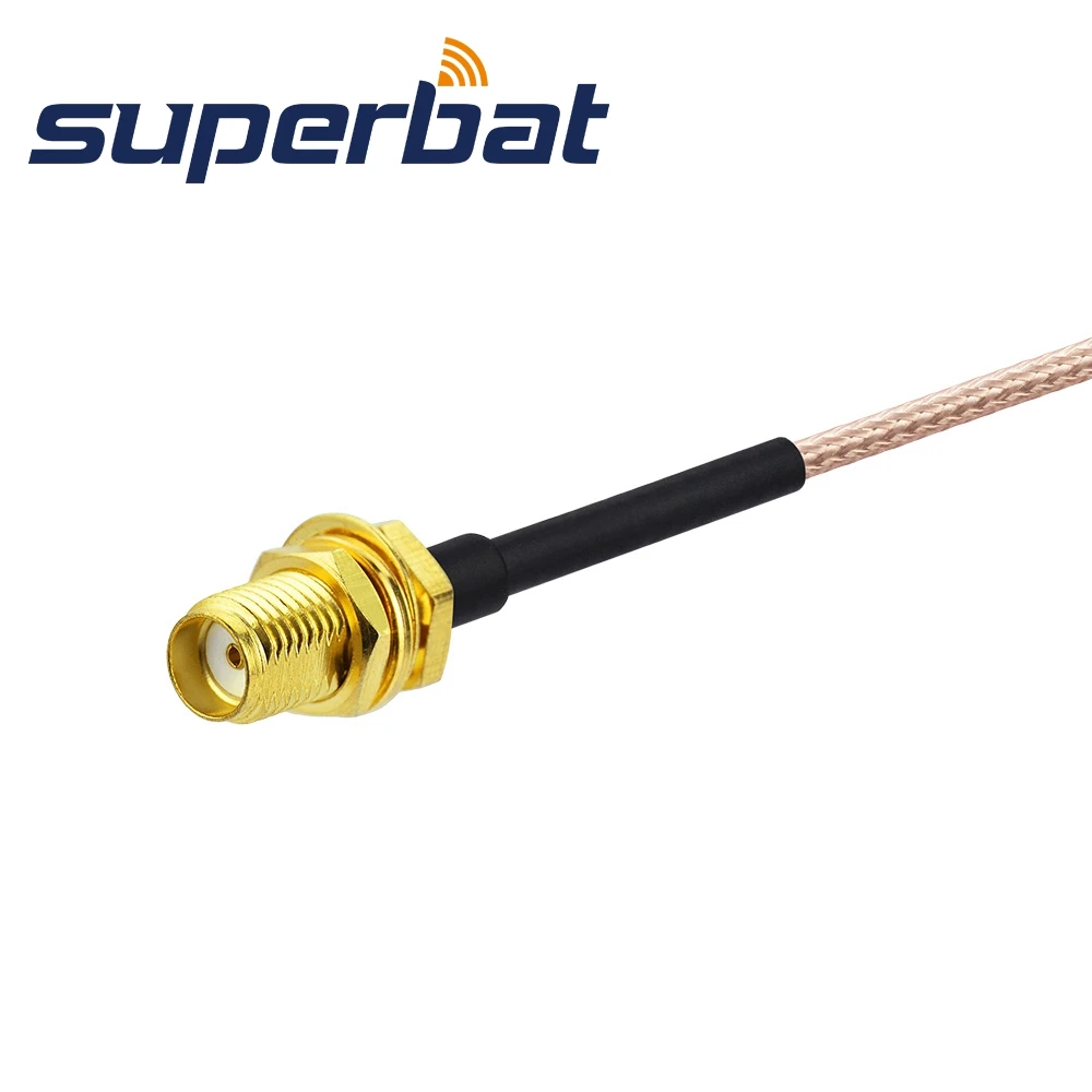 RF Coaxial Cable for Wireless Networking SMA Female Bulkhead Straight Jack
