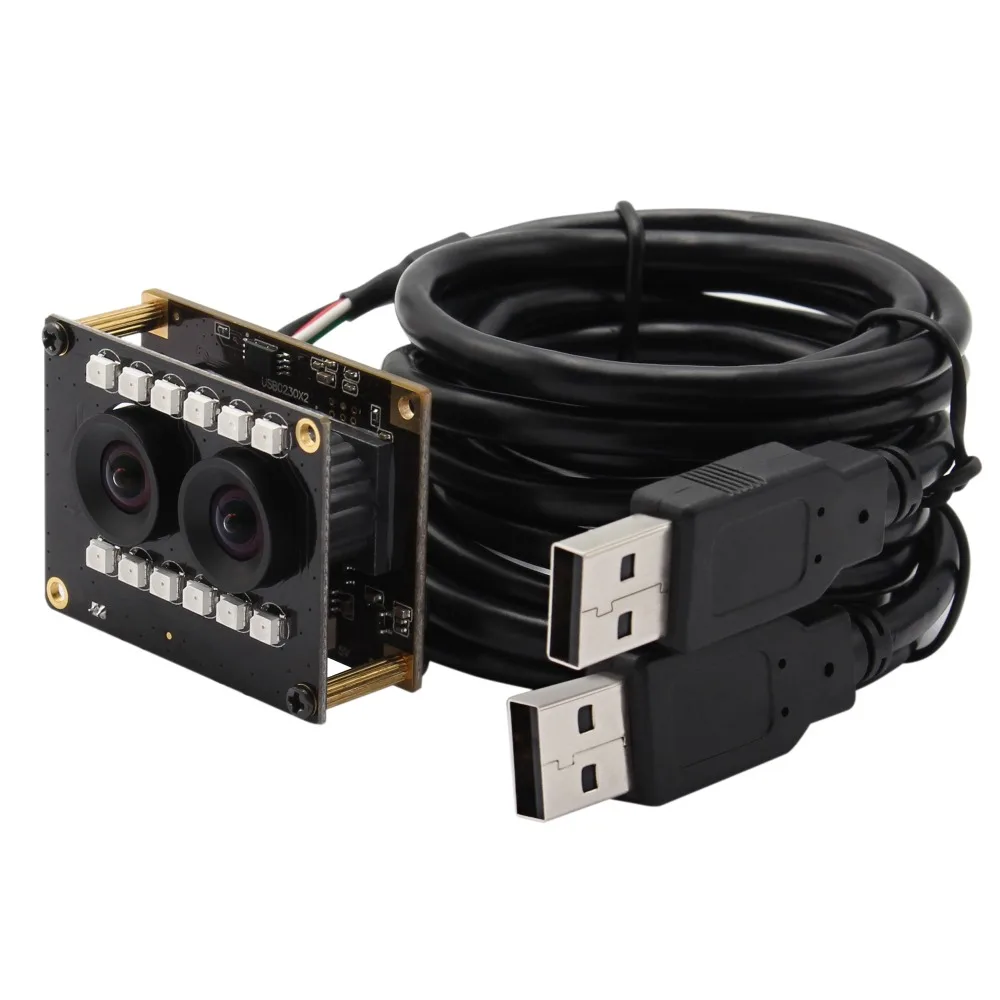 2,0 мегапикселей AR0230 датчик WDR 105dB 0 Lux без искажений объектив 1080 P FULL HD UVC USB модуль камеры с RGB и IR W/B режимом