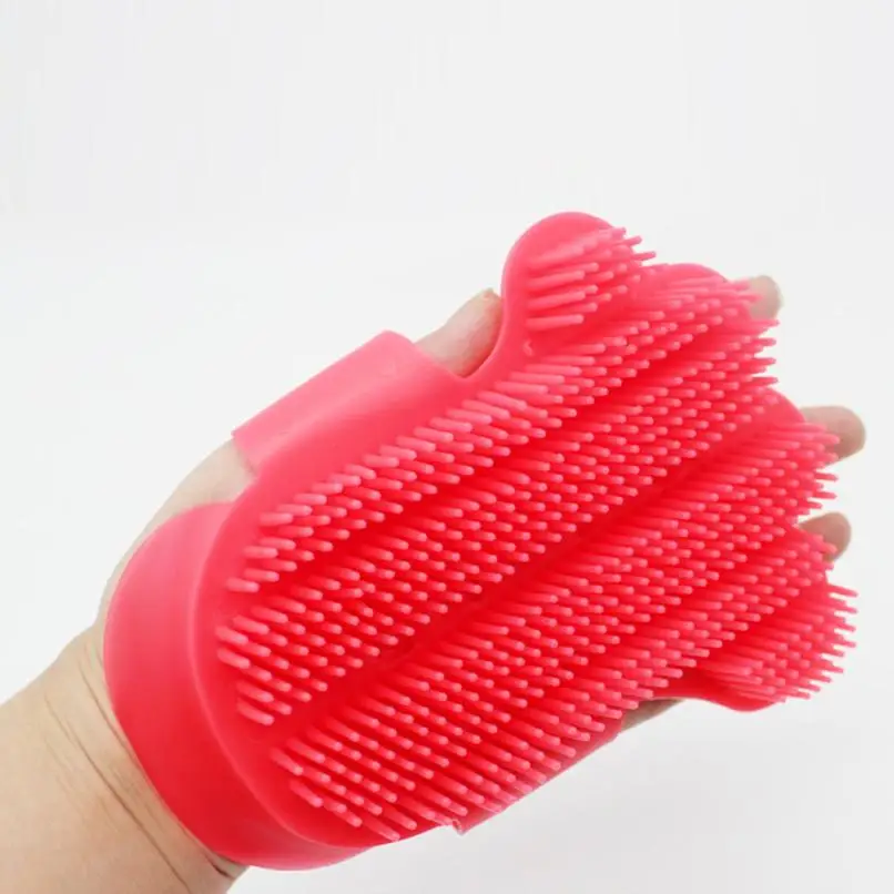 

Soft Rubber Cat Dog Pet Cleaning Bath Brushes levert dropship 2jul13