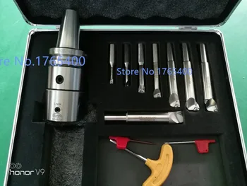 Price Precision NBJ16 Boring Head System+BT40 M16 Holder +8pcs16mm Boring Bar Boring Rang 6-51mm Boring Tool Set+30pcs Boring Inserts