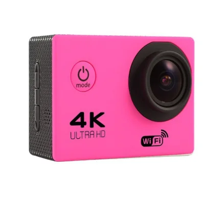 Экшн-камера Ultra HD 4 K/30fps WiFi 2," 170D 30M Подводный Водонепроницаемый шлем видео запись камера s Спортивная камера Con Wifi - Цвет: Розовый