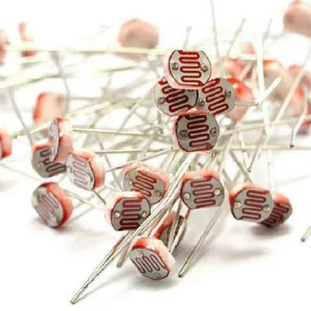 

20PCS x 5528 Light Dependent Resistor LDR 5MM Photoresistor wholesale and retail Photoconductive resistance for arduino