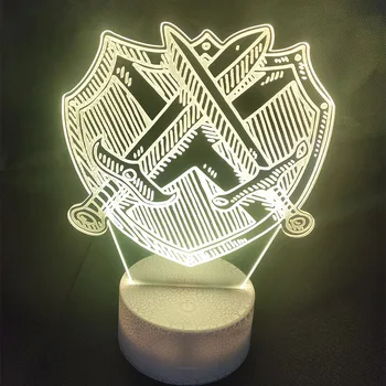 

The Legend of Zelda 3D Table Lamp Acrylic LED Night Light Touch 7 Color Changing Party Decorative Light kids gift Home decorati