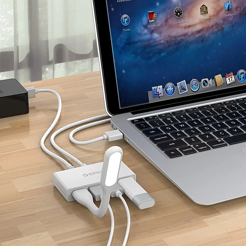 3+ 1 USB3.0 концентратор и USB2.0 концентратор Высокоскоростной с микро-портом для Mac/Windows блок питания OTG, батарея работает дольше, G11-H4-U32