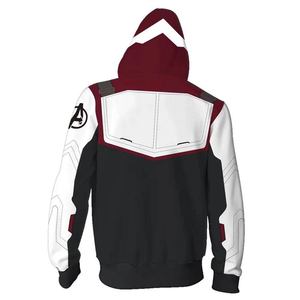 Avengers 4 Endgame Quantum Realm Cosplay Costume Hoodies Men Women Hooded Sweatshirt Sweater Zip Up Jacket Coats 3D Print S-5XL Avengers 4 Endgame Quantum Realm Cosplay Costume Hoodies Men Women Hooded Sweatshirt Sweater Zip Up Jacket Coats 3D Print S-5XL