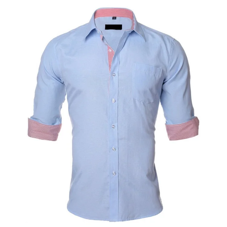 VISADA-JAUNA-EUA-Europa-2XL-Homens-Camisa-de-Cor-S-lida-2017-Chemise-Homme-Roupas-de (3)