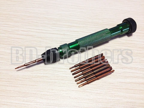 Chave de Fenda Ferramentas de Abertura de Reparação Multifunções com Pacote da Caixa de 0.8 Cabeça Substituível Magnetismo Pentalobe Kit 100 Jogos – Lote 8 In1