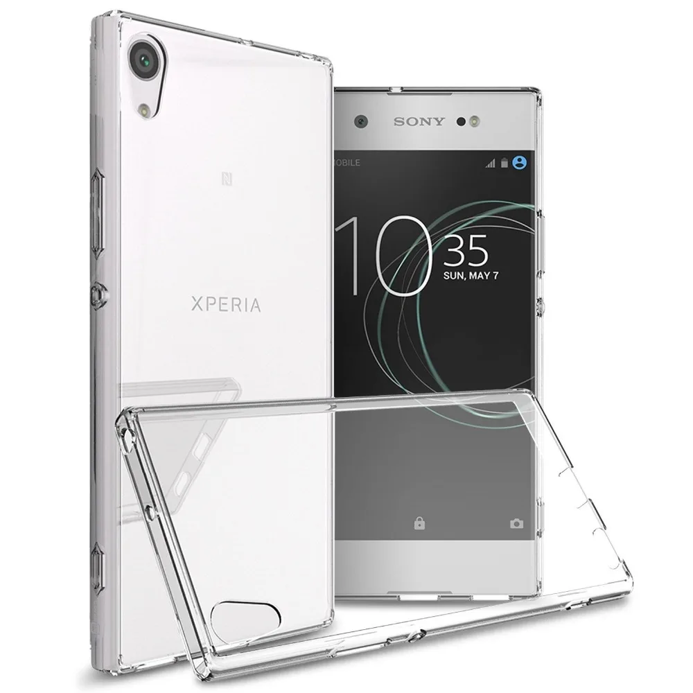 

RHOADA Clear Coque For Sony Xperia XA1 Z1 Z2 Z3 Z4 Z5 C6 C5 C3 L2 Case Back Cover with Flexible TPU Bumpers Slim Fit Phone Cover