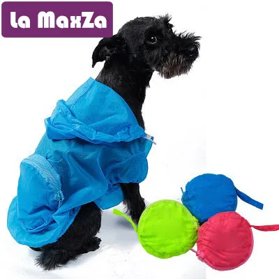 Дождевик для собак водонепроницаемый с капюшоном Одежда для собак дождевик для маленьких больших щенков XS-XXL для дождливого питомца с капюшоном