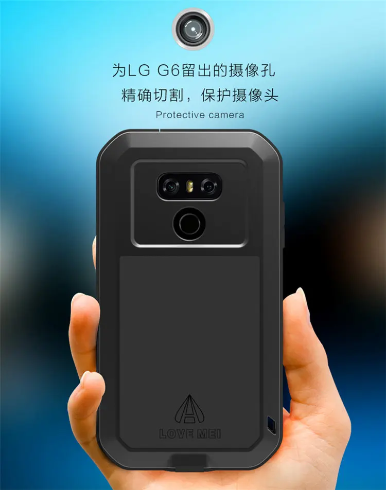 Алюминиевый металлический бронированный чехол для LG G7 чехол ThinQ G6+ стекло Gorilla glass противоударный чехол 360 полный корпус защитный чехол для LG G6 чехол