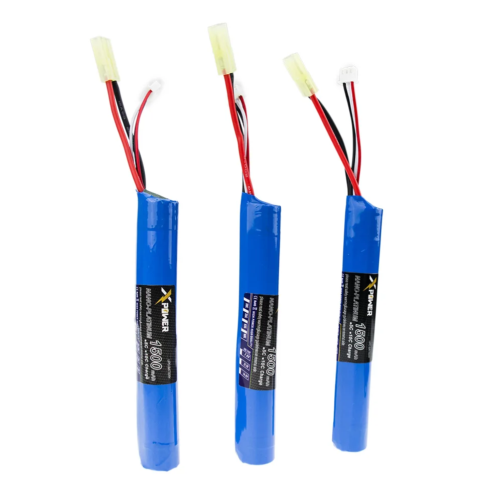 3 шт. 2 S 18650 Мощность RC Lipo Батарея 7 4 В 1500 мАч 15C Акку мини Airsoft игрушки пушки