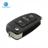 OkeyTech-funda abatible de 3 botones carcasa de llave a distancia de coche, tecla de entrada sin llave, funda KD para Audi A6L Q7 A2 A3 A4 A6 A6L A8 TT sin hoja ► Foto 1/6