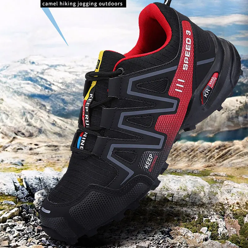 

Outdoor Sports Camping shoes for Men Casual Hiking Upstream Shoes For Summer Breathable Waterproof Big Size Trekking Trail shoe