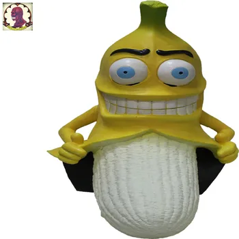 

2018 Top Grade Party Cosplay Mask Party Banana Costume Accessory TV Cartoon Fruit New Latex Banana Mask