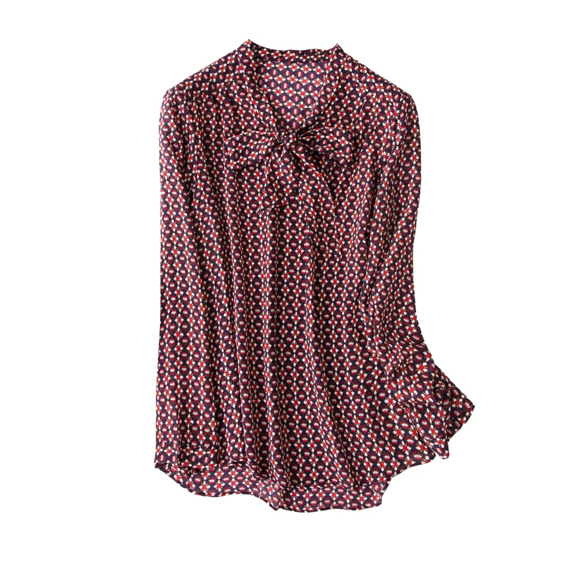 star bluse blusen 100naturseide langarm fliege druck tops f ol echt boxen kiuPXZO