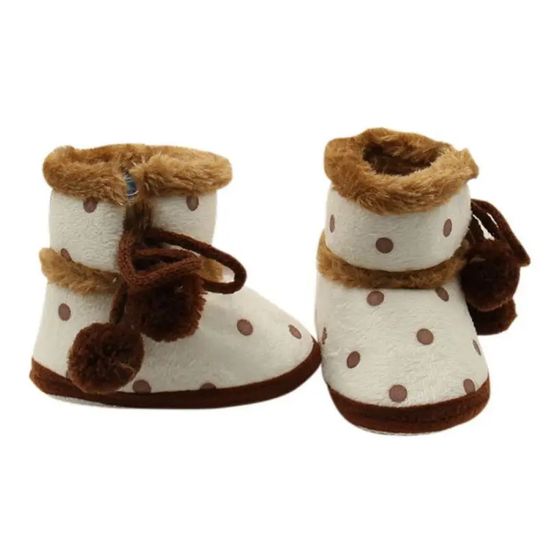 

High Quality Baby Non-slip Boots Winter Boots Fashion Soft Bottom Baby Moccasin Baby Warm Boots or Baby Girls LM58