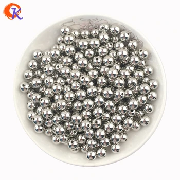 

Cordial Design Wholesale 1000Pcs Rhodium Color Smooth Round Plastic Spacers Beads 8mm CCB Beads Not Metal Beads CDWB-517631