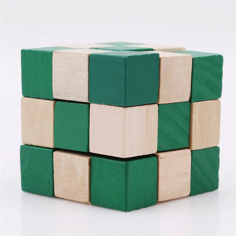 Забавные детские игрушки 27 разделы деревянный куб рулетка с плетением в форме змеи головоломки Лидер продаж вызов развивающие игры