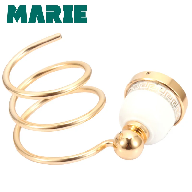 2019 Wall Hair Dryer Rack Space Aluminum Bathroom Wall Storage Holder Portable Wall Holder kitchen
