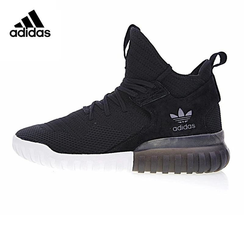 

Adidas Clover Tubular Pkt Men's Running Shoes , Black, Woven Wear Resistant Non-slip Shock Absorbing Breathable S80128