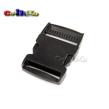 

100pcs 1-1/2"(38mm) Side Release Buckle Adjust Buckles for Hiking Camping Bags Tactical Outdoor Backpack Straps Accessories