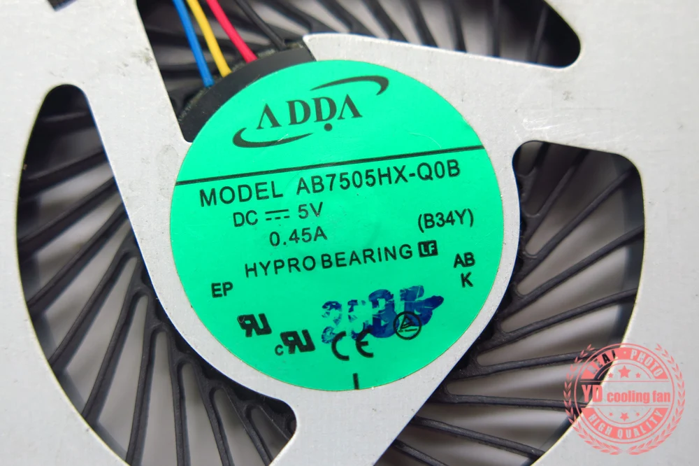 Вентилятор охлаждения ноутбука ADDA AB7505HX-Q0B 5V 0.45A